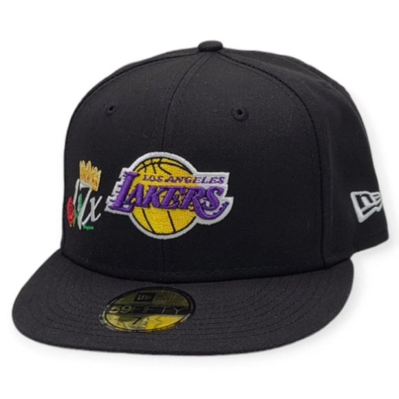 New Era Other - New Mens Fitted LA Lakers 17x Champions Cap Hat size (7½)